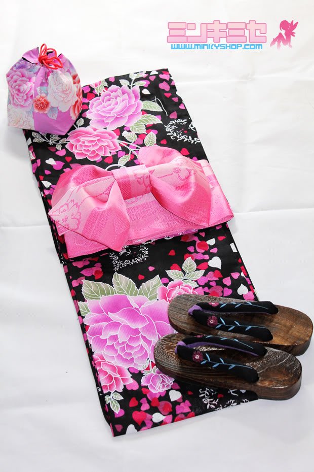Gyaru Heart & Tsubaki Yukata Set